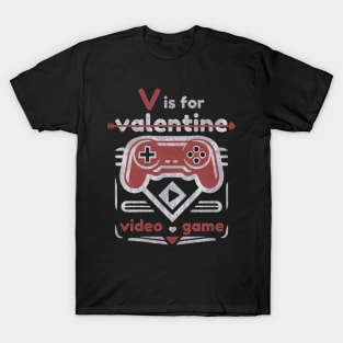 V Is For Video Game T-Shirt